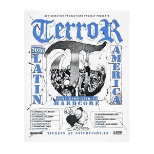 Terror Band Latin America 2026 Schedule Tour Dates Still Dedicated Poster 165